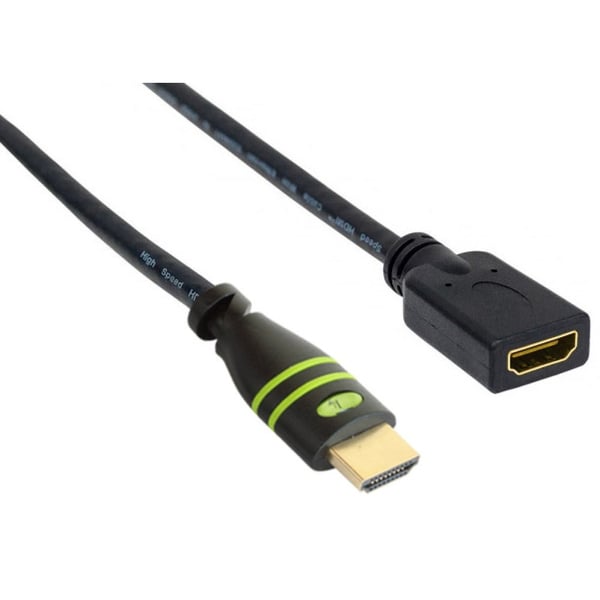 Techly ICOC HDMI2-4-EXT050 HDMI-kaapeli 5 m HDMI-tyyppi A (vakio) Musta