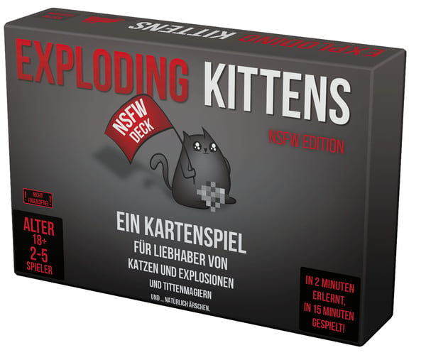 Asmodee Exploding Kittens NSFW Edition Kortspil Chancespil