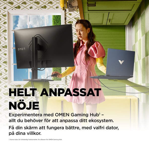 OMEN by HP OMEN 31,5 tum QHD 165 Hz välvd Gaming-skärm – OMEN 32c