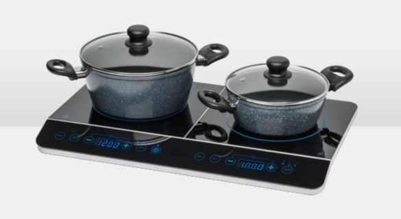 MEDION MD 15324 Sort Bordplade Zone induktionskogeplade 2 zone(s)