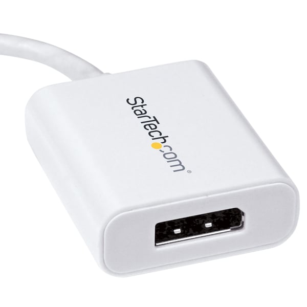 StarTech.com CDP2DPW USB grafisk adapter 3840 x 2160 pixel Hvid