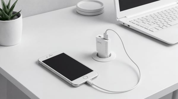 Mars Gaming MDGAN30W oplader til mobil enhed Hvid
