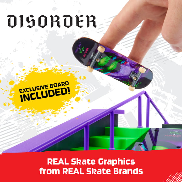 Tech Deck TED ACS XConnectCoreSkatepark WMLX GML Fingerbrætsæt