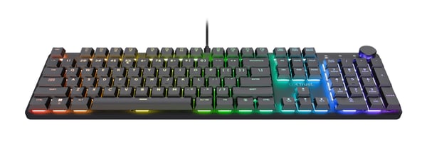 Trust GXT 866 Torix tastatur Spil USB Fransk Sort