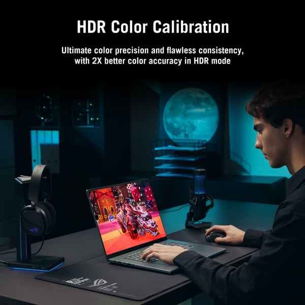 ASUS ROG Zephyrus G16 GU606AW-TB010W Intel Core Ultra 9 386H Kannettava tietokone 40,6 cm (16") WQXGA 32 GB LPDDR5x-SDRAM 1 TB SSD NVIDIA GeForce RTX 5080 Wi-Fi 7 (802.11be) Windows 11 Home Valkoinen QWERTY Hollanti