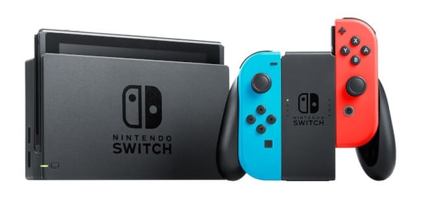 Nintendo Switch Joy‑Con bærbar spilkonsol 15,8 cm (6.2") 32 GB Wi-Fi Sort, Blå, Rød