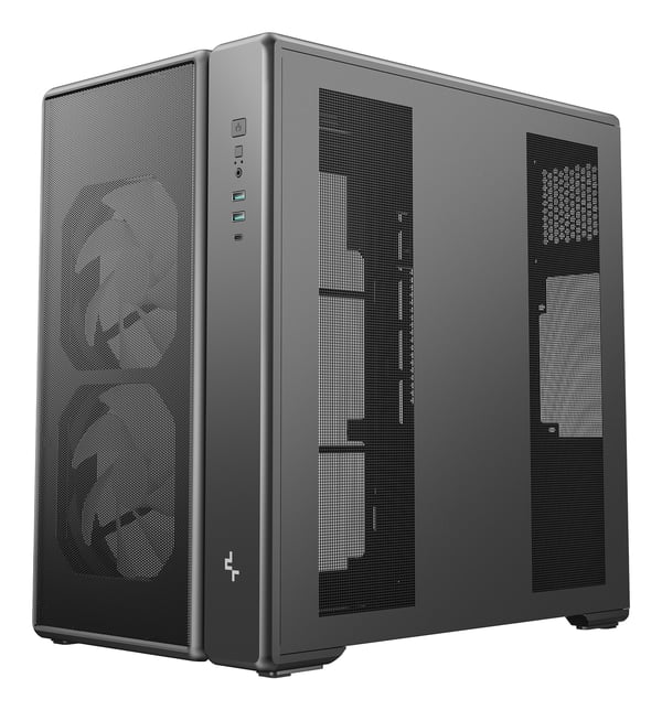 DeepCool CG590 MESH 2F Midi Tower Sort