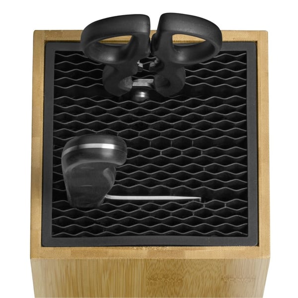 WMF 1893854500 køkken skærebræt Firkant Bamboo, Rustfrit stål Træ