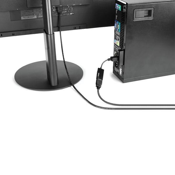 StarTech.com DP2HD4K60S videokabel adapter 0,215 m DisplayPort HDMI Sort