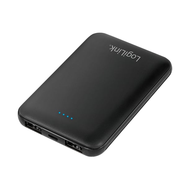 LogiLink PA0202 powerbank Lithium polymer (LiPo) 5000 mAh Sort