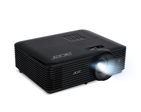 Acer Essential X1128H Standard throw-projektor 4500 ANSI-lumen DLP SVGA (800x600) 3D kompatibilitet Svart