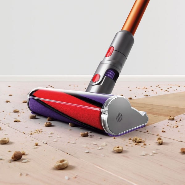 Dyson Cyclone V10 Absolute 2-in-1-varsi-imuri Akku Kuiva Pussiton Kupari, Nikkeli
