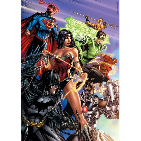 Clementoni DC Comics Puslespil 1000 stk Tegneserier