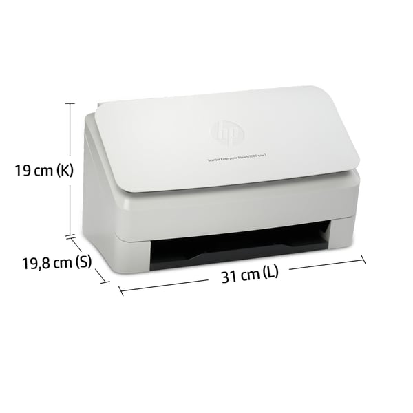HP ScanJet Enterprise Flow N7000 snw1 Arkkisyöttöskanneri 600 x 600 DPI A4 Valkoinen