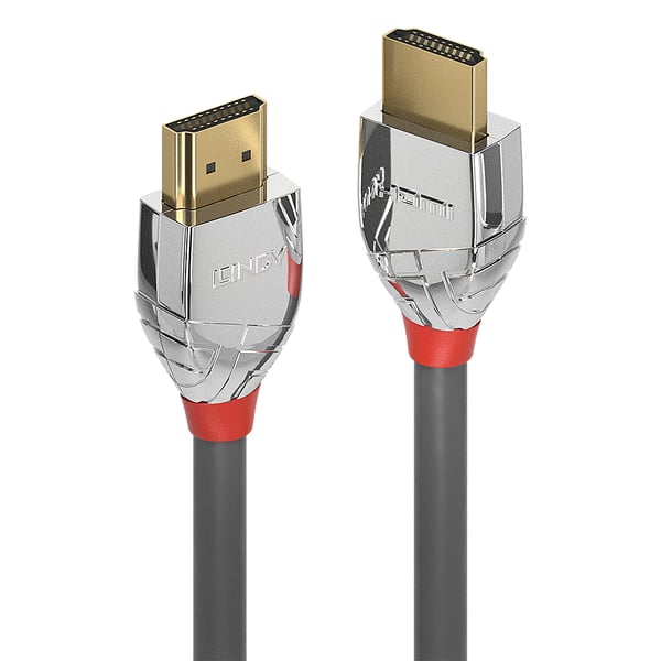 Lindy 37870 HDMI-kaapeli 0,5 m HDMI-tyyppi A (vakio) Musta, Hopea Lindy 37870 HDMI-kaapeli 0,5 m HDMI-tyyppi A (vakio) Musta, Hopea