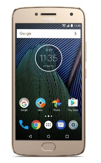 Motorola moto g5 12,7 cm (5") Dubbla SIM-kort Android 7.0 4G Micro-USB 2 GB 16 GB 2800 mAh Guld