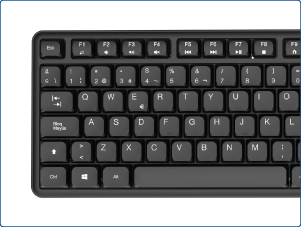 iggual CK-SILENT-105T tastatur Hjemme/kontor USB QWERTY Spansk Sort