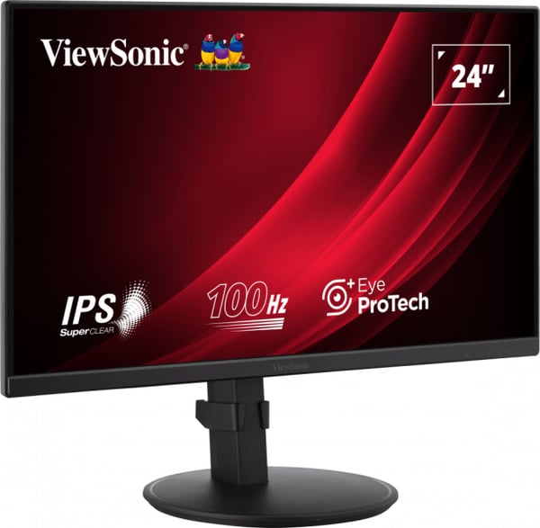 Viewsonic VG2408A-MHD platta pc-skärmar 61 cm (24") 1920 x 1080 pixlar Full HD LED Svart