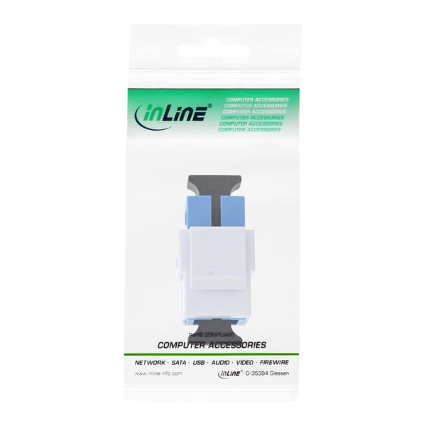 InLine 89988E fiber adapter Hvid
