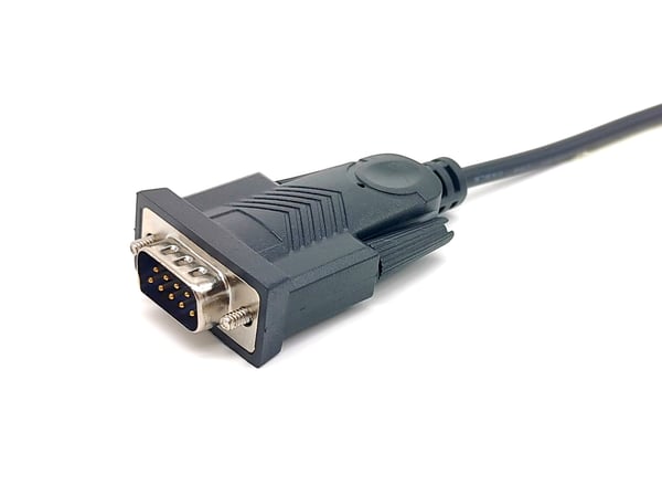 Equip 133391 seriella kablar Svart 1,5 m USB Type-A DB-9