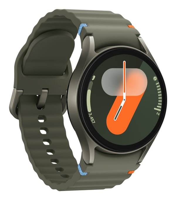 Samsung Galaxy Watch7 - 40 mm - smartur med sportsrem - gummi - remstørrelse: S/M - skærm 3.