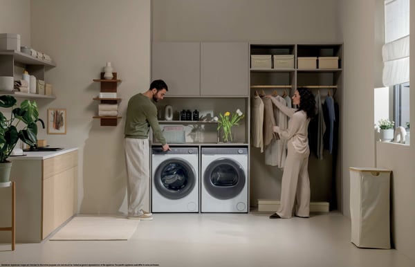 Haier HW100-B14367U1 vaskemaskine Front-læsning 10 kg 1400 rpm Hvid