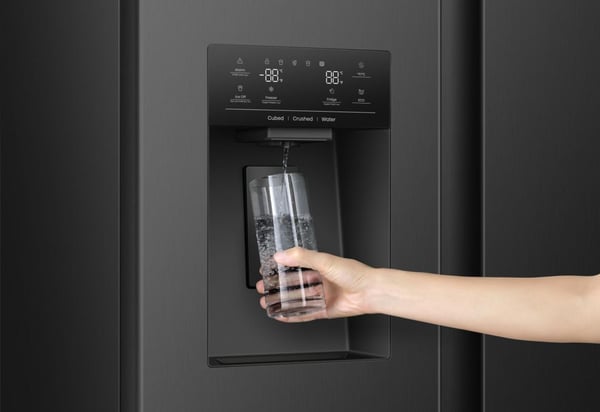 Hisense RS5P528STFE Kombinerad kyl/frys side-by-side Fristående 528 l Svart