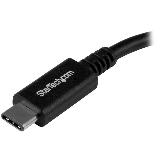 StarTech.com USB31CAADP USB-kabel USB 3.2 Gen 1 (3.1 Gen 1) 0,15 m USB C USB A 5 Gbit/sek. Sort