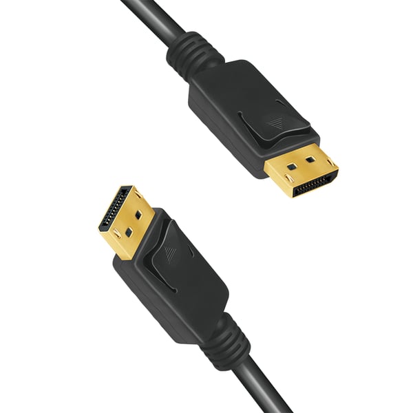 LogiLink CV0139 DisplayPort kabel 5 m Sort