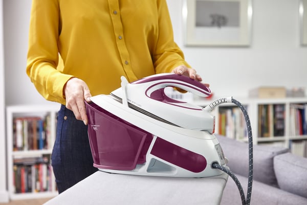 Tefal Express Anti-Calc SV8054 2800 W 1,8 l Durilium stryksula Lila, Vit