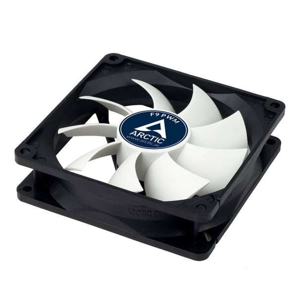 ARCTIC F9 PWM Computerkabinet Ventilator 9,2 cm Sort, Hvid