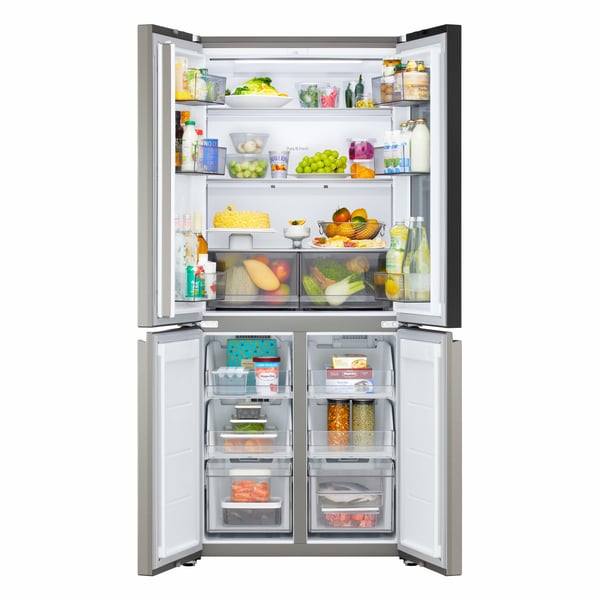 LG InstaView GMVS30SEPY side-by-side køle-fryseskab Fritstående 580 L Sølv