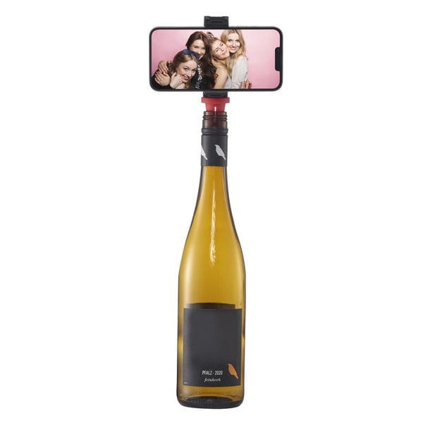 Hama Bottle Pod Fun Passiiviteline Matkapuhelin/älypuhelin Musta, Punainen