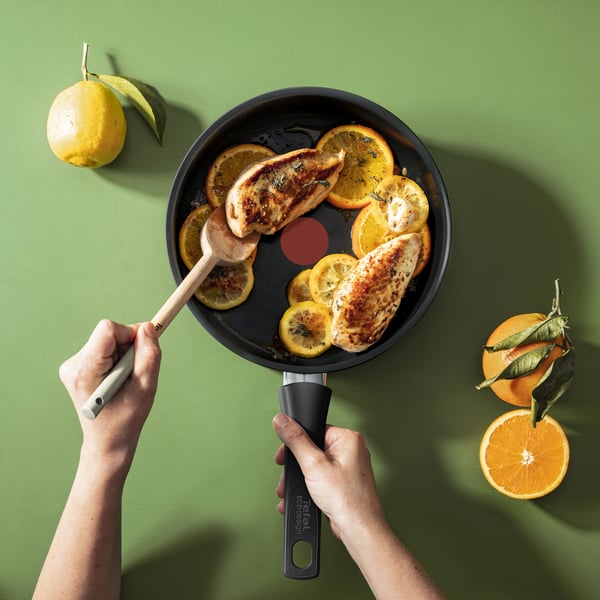 Tefal Renew Black ON C43532 Gryde til alle formål Rund