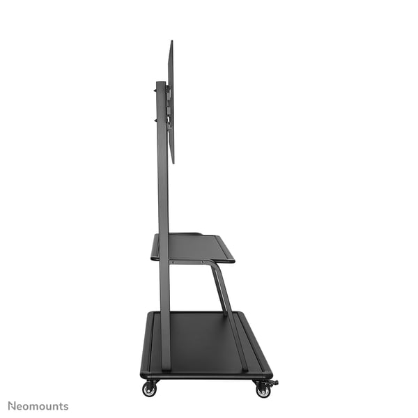 Neomounts NS-M4000BLACK multimedialaitteiden kärry ja teline Musta Kiinteä lattiajalusta