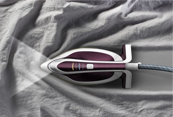Tefal Pro Express Vision GV9810 3000 W 1,1 L Durilium AirGlide Autoclean soleplate Rød, Hvid