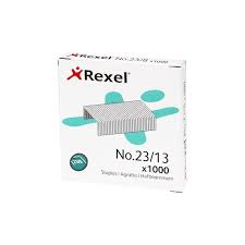 Rexel No.23/13mm Häftklammersats 1000 klammer Rexel No.23/13mm Häftklammersats 1000 klammer