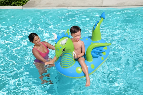 Bestway 41476 pool og strand flyder Blå, Grøn Mønster Badedyr