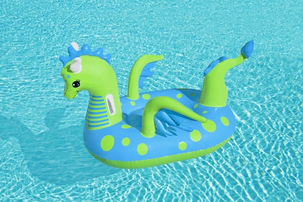 Bestway 41476 pool og strand flyder Blå, Grøn Mønster Badedyr