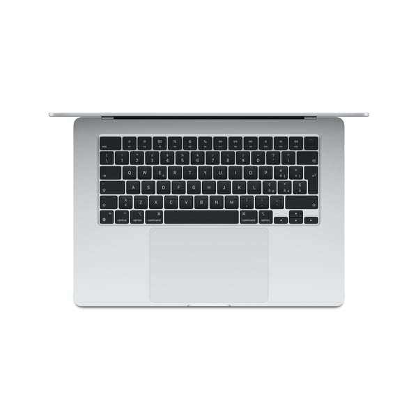 Apple MacBook Air Apple M M3 Laptop 38,9 cm (15.3") 8 GB 512 GB SSD Wi-Fi 6E (802.11ax) macOS Sonoma Sølv