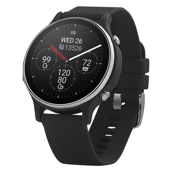 ASUS VivoWatch 6 (HC-D06) 3,53 cm (1.39") AMOLED Digital 454 x 454 pixel Berøringsskærm Sort GPS (satellit)