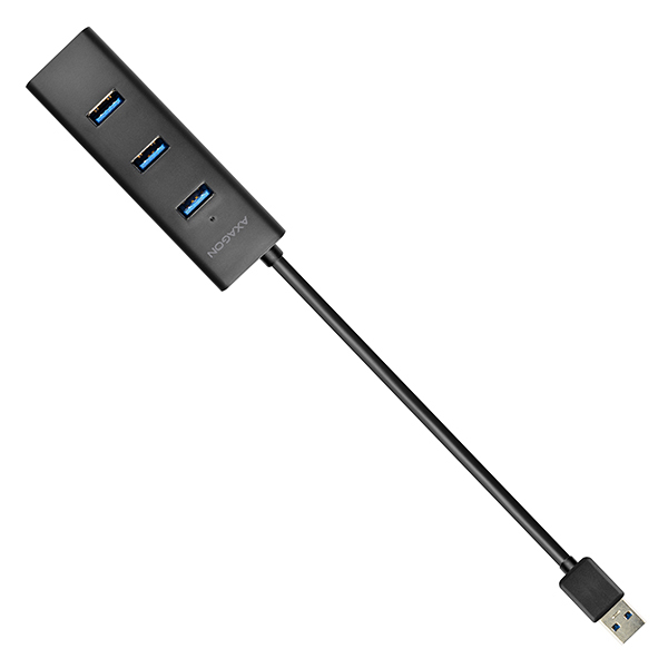 Axagon HUE-S2B gränssnittshubbar USB 3.2 Gen 1 (3.1 Gen 1) Type-A 5000 Mbit/s Svart