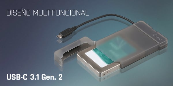 i-tec C31MYSAFEU313 tallennusaseman kotelo HDD-/SSD-kotelo Musta 2.5"