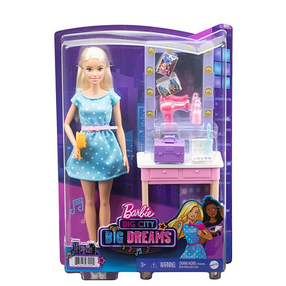 Barbie Big City, Big Dreams “Malibu” Doll & Dressing Room Playset