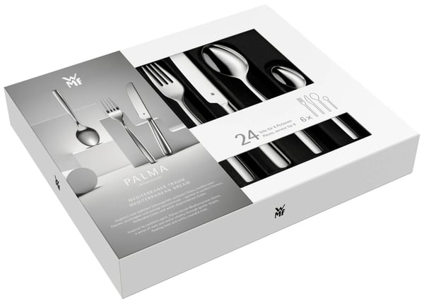 WMF 12.7200.6044 bestiksæt 24 stk Rustfrit stål