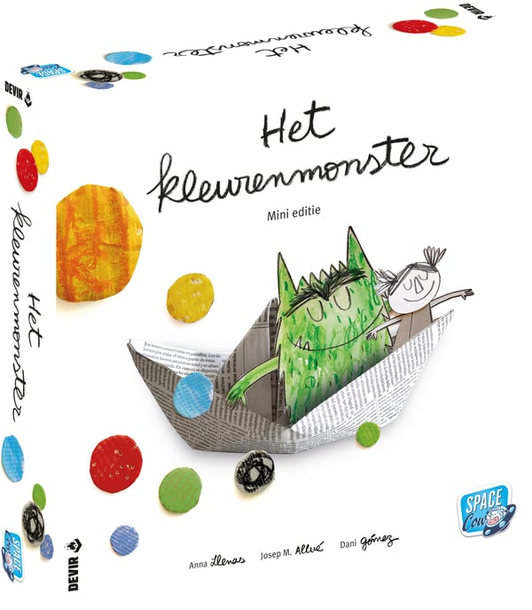 Asmodee Het Kleurenmonster Lautapeli Perhe
