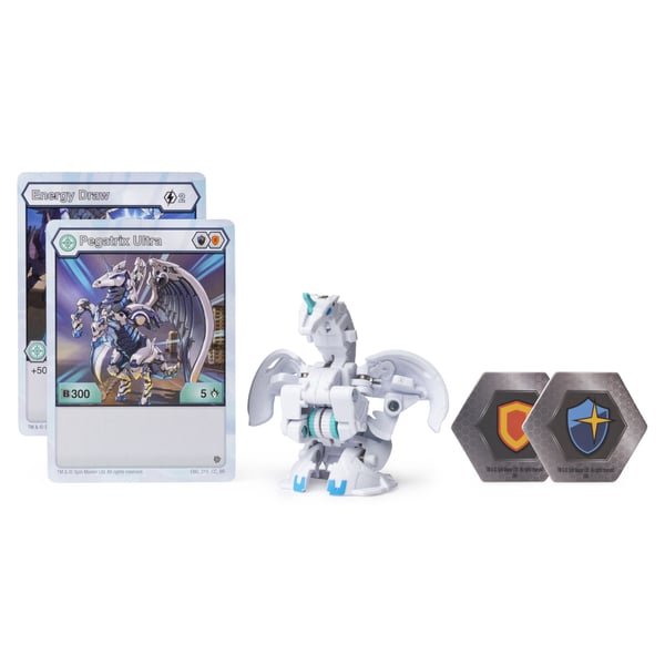 Bakugan BTB UltraBallPk 5E Pegasus White NBL Flygsnurra