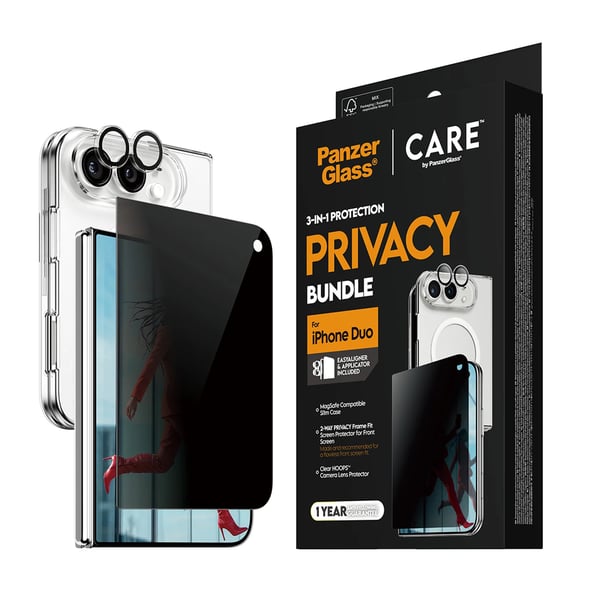 PanzerGlass CARE mobiltelefon etui 19,3 cm (7.6") Cover Transparent