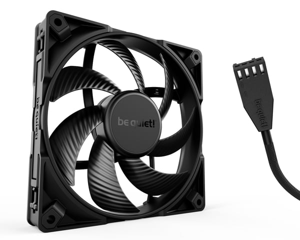 be quiet! SILENT WINGS PRO 4 | 140mm PWM Datorväska Fan 14 cm Svart 1 styck