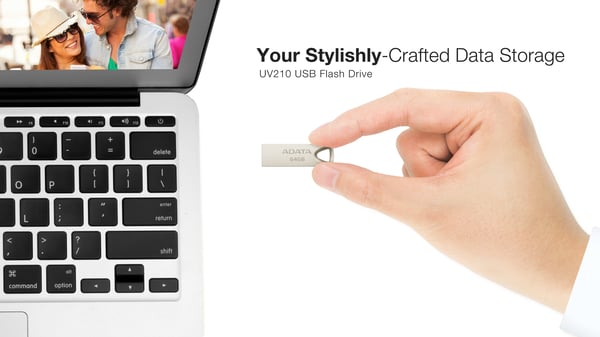 ADATA AUV210-64G-RGD USB-nøgle 64 GB USB Type-A 2.0 Beige